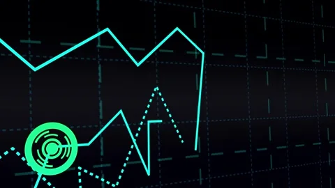 Business Graph-Chart Motion: Line, Arrow &amp; Bar Background Stock Footage 282577349