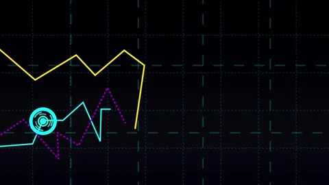 Business Graph-Chart Motion with Line, Arrow &amp;  loading Bar Stock Footage 282577352