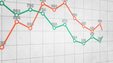 business graph chart seamless loop anima... | Stock Video | Pond5