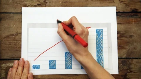 Business graph concept Video stock 104025130