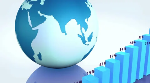 Business Graph Stock Footage 23273299