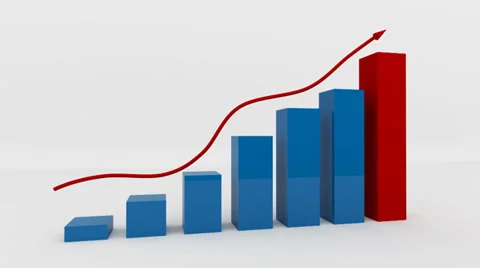 Business graph Stock Footage 33847754