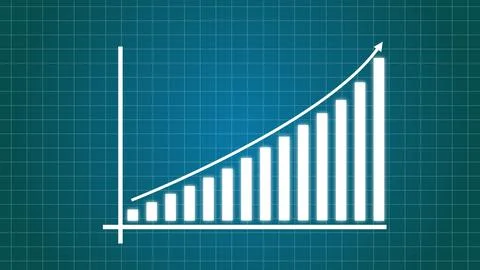 Business graph growth arrow direction icon. business growth and graph chart icon Stock Illustration