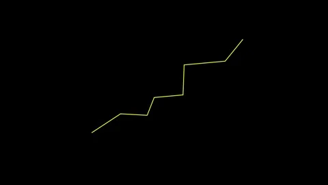 Business graph growth arrow icon animated video Stock Footage 306547845