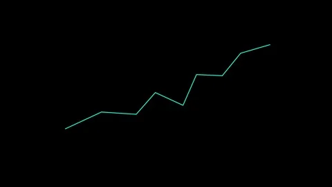 Business graph growth arrow icon animated video Stock Footage 306547846