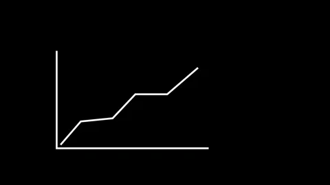 Business graph growth icon animation	video Stock Footage 294697322