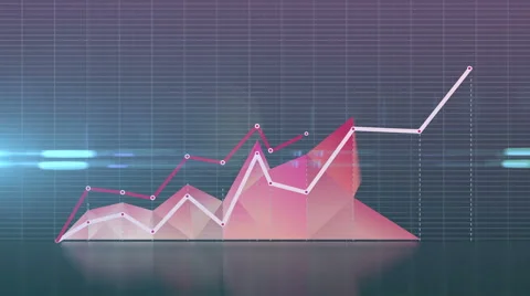 Business graph growth progress Stock Footage 56081933
