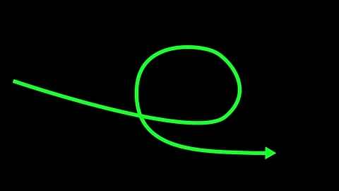 Business graph growth sign. Random Arrow directions Animation , abstract be.. Stock Footage 310417420