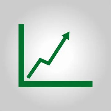 Business graph icon Stock Illustration