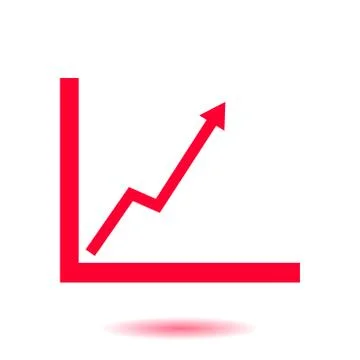 Business graph icon. Stock Illustration
