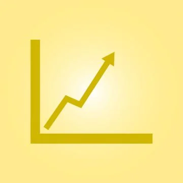 Business graph icon. Stock Illustration