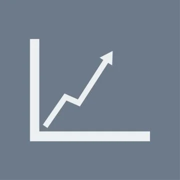 Business graph icon. Stock Illustration