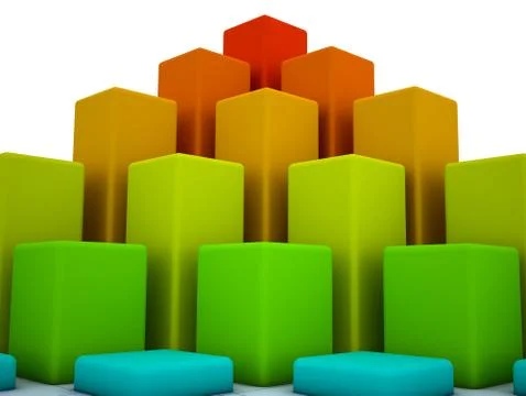 Business graph Stock Illustration