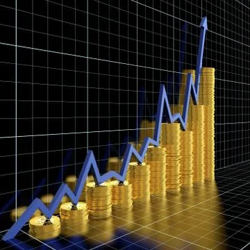 Business graph Stock Illustration