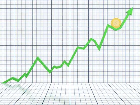 Business graph Stock Illustration