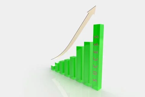 Business graph Stock Illustration