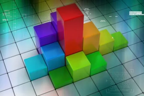 Business graph Stock Illustration