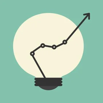 Business graph Stock Illustration