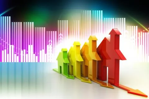 Business graph Stock Illustration