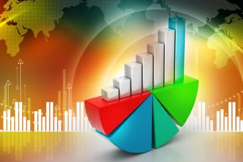 Business Graph Stock Illustration