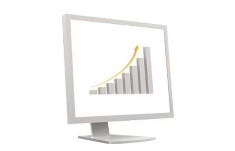 Business Graph Illustrazione stock