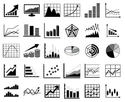 Business graph Stock Illustration