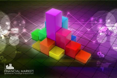 Business graph Stock Illustration