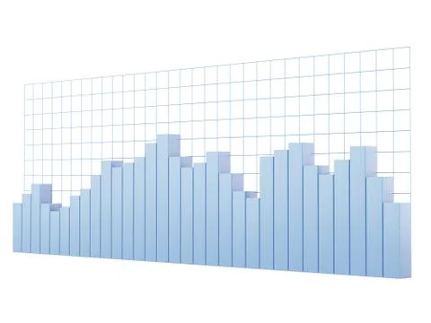 Business graph 库存插图