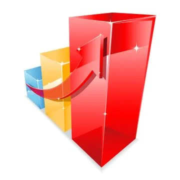 Business graph Stock Illustration