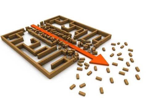 Business graph Stock Illustration