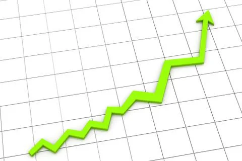 Business graph Stock Illustration