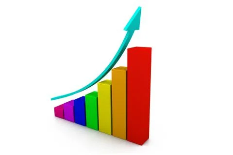 Business graph Stock Illustration