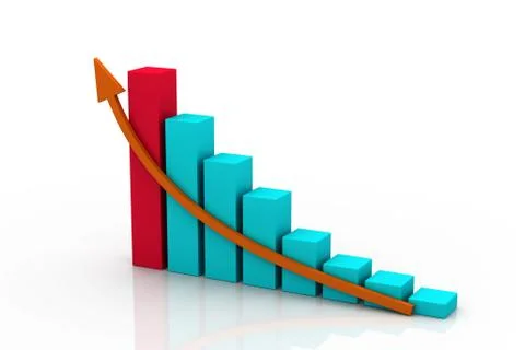 Business graph Stock Illustration