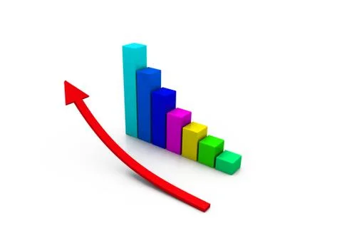 Business graph Stock Illustration