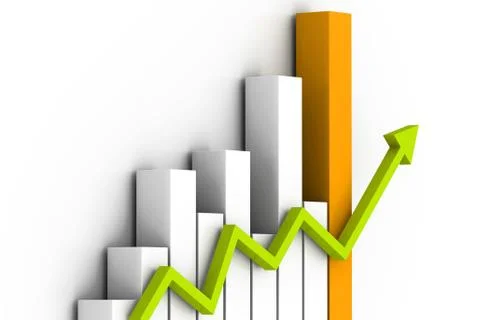 Business graph Stock Illustration