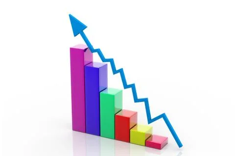 Business graph Illustrazione stock