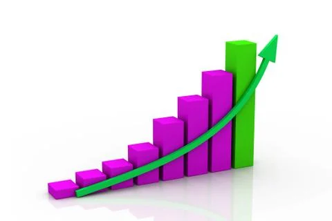 Business graph Stock Illustration