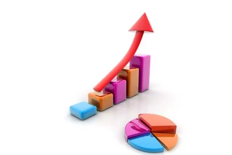 Business graph Stock Illustration