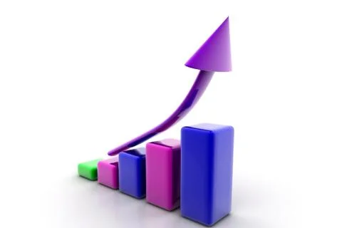 Business graph Stock Illustration