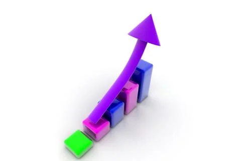 Business graph Stock Illustration
