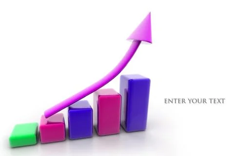 Business graph Stock Illustration