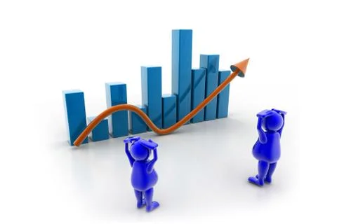 Business graph Stock Illustration
