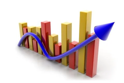 Business graph Stock Illustration