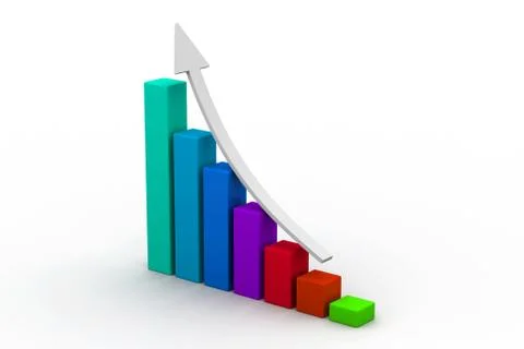 Business graph Stock Illustration