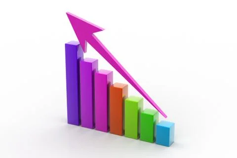 Business graph Stock Illustration