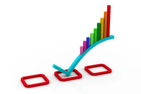Business graph Stock Illustration