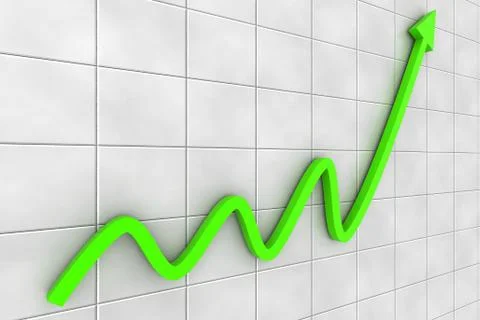 Business graph. Stock Illustration