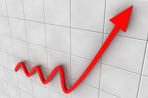 Business graph. Stock Illustration