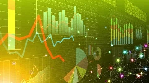 Business Graph M8-Amg 4k Stock Footage