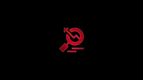 Business graph monthly chart of business profit and loss by bright neon lin.. Stock Footage 299567337